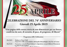 25 Aprile Festa della liberazione