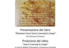 Presentazione libro Hominum castri Sancti Laurentij in Campo e proiezione video