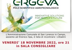 Presentazione Polo scientifico agrotecnologico Ergeva